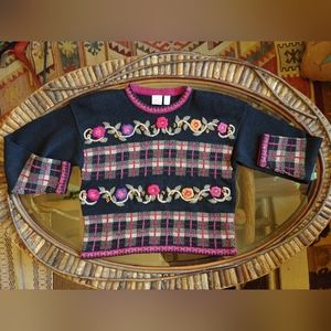 Never worn vintage embroidered sweater.